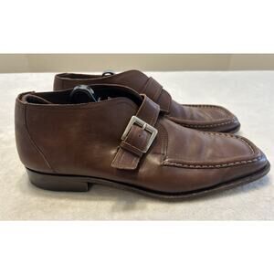 Goldwin Maraolo Boots Men’s Size 12 Monk Strap Leather Chukka Brown Dress Shoes